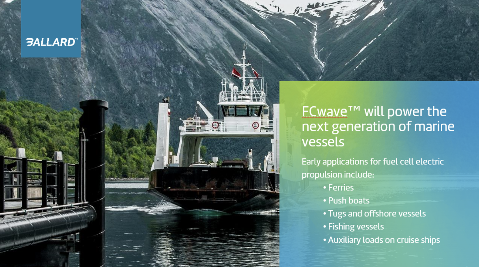 Fuel Cells for Marine Vessels Why the Time to Transition Is Now